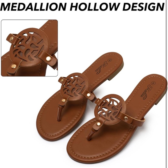 Women's Brown Sandals - Picture 5 of 5